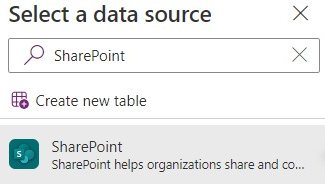 Select a data source